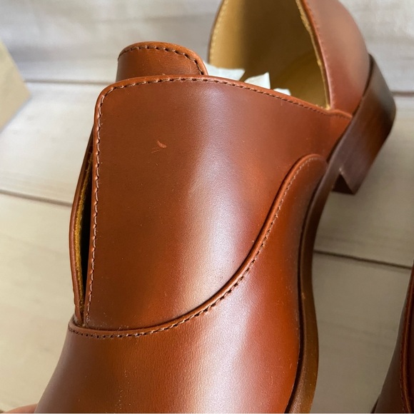 Nisolo Emma d'Orsay Oxford Loafers Shoes Women’s Size 9 Brandy Slip On - Picture 6 of 15